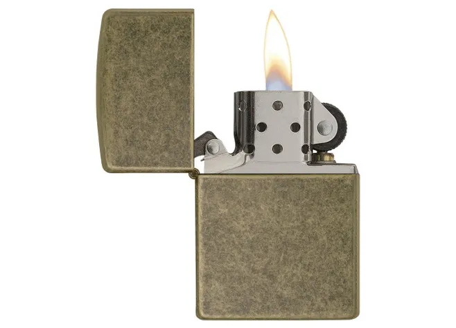 Запальничка Zippo Antique Brass 201 FB Фото 2
